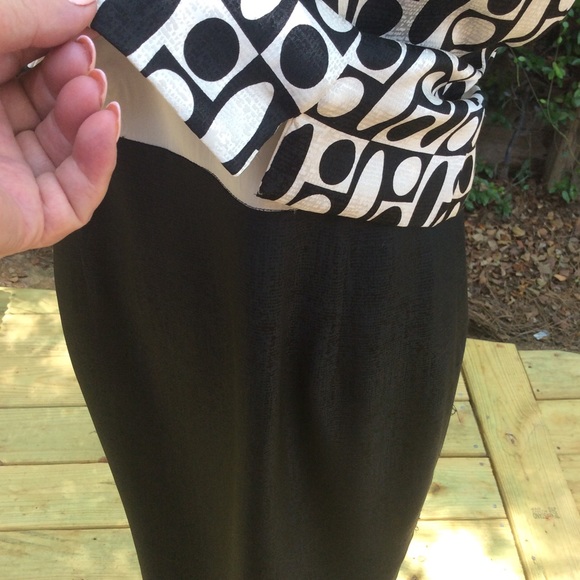 Black and white dress - Picture 4 of 7